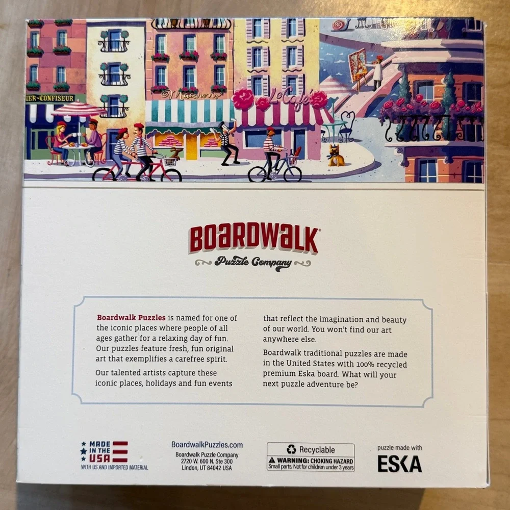 Boardwalk Colorful Paris Puzzle 1000 piece
